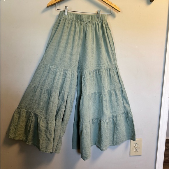 Chicwish boho Mint Wide-Leg pants - Picture 2 of 6